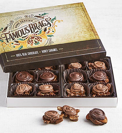 The Sweet Shop Famous Brags Chocolates Box 12pc